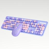 ราคา MS EF128 ชุดไร้สายสีสันสดใส Mini Money Keyboard Mouse Combo 2 4G Wireless Keyboard Mouse Wireless Package เดสก์ท็อปโน้ตบุ๊ค Bluetooth Wireless Down Money Keyboard Mouse (18172549370)