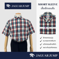 ราคา Jaguar เสื้อเชิ้ตผู้ชาย แขนสั้น ลายสก็อต ทรงธรรมดา Regular JTLW 3137 1 MA (20570059075)