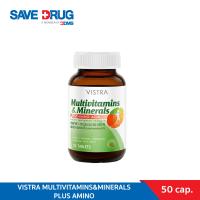 ราคา VISTRA MULTIVITAMINS MINERALS PLUS AMINO 50CAPS วิสทร้า มัลติวิตามินและแร่ธาตุผสมกรดอะมิโน 50 เม็ด (6833976883)