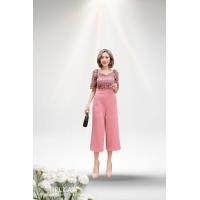 ราคา BELLA Jumpsuit JL43 จั้มสูทลูกไม้ ลูกไม้ลายมงกุฎ ขา 7ส่วน the crown M34 38 ชุดผู้หญิง ชุดออกงานหรูๆ ชุดทำงาน (17183654763)