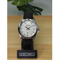 ราคา SEIKO QUARTZ นาฬิกาผู้ชาย SGEG59P2 หน้าปัดสีขาว สายหนังแท้ ช่องบอกวันที่ ประกันศูนย์ไซโก้ (19478079109)