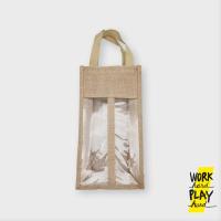 ราคา WHPH Shop ถุงใส่ไวน์ ผ้า canvas กระเป๋าใส่ไวน์ สำหรับปิคนิค แบบใส่1ขวดและ2ขวด ใส่ กระเช้าของขวัญ คุณภาพงานส่งออก (20879901991)