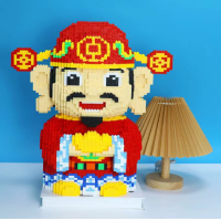 ราคา โน เทพเจ้าฮกลกซิ่ว ไฉ่สิ่งเอี๊ยะ นำโชค เลโก้เทพเจ้าแห่งความมั่งคั่ง 40cm (20325095766)