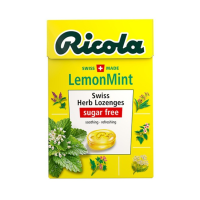 ราคา ริโคลา ลูกอมเลมอนมิ้นท์ ไม่มีน้ำตาล 40 กรัม Ricola Candy Lemon Mint Sugar Free 40g (17818073144)