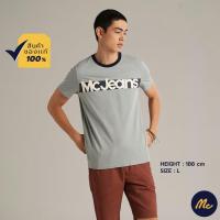 ราคา Mc Jeans เสื้อยืดแขนสั้นผู้ชาย คอกลม สีเทา MTSZA35 (18653446682)