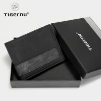 ราคา Tigernu 2022แฟชั่นกระเป๋าสตางค์สั้นสำหรับผู้ชาย RFID ผู้ชายหนังบางกระเป๋าสตางค์สบายๆชายกระเป๋าเงินธุรกิจสีน้ำตาลสีดำผู้ถือบัตร 8010 (16900988694)
