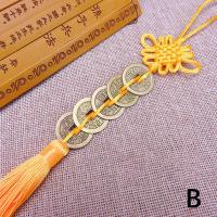 ราคา Shao ห้าจักรพรรดิเงินโชคดีเสน่ห์โบราณเหรียญสีแดงจีนปมของขวัญทองแดงเหรียญ (19096486170)