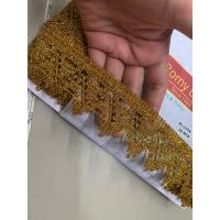 ราคา เทปทองตกแต่ง เทปดิ้นทองลูกไม้ชายครุย ชายครุยริบบิ้นตกแต่ง ริบบิ้นปอมปอม เทปพู่ เทปตกแต่ง ประดับพู่ ลูกไม้ระบาย ขายเป็นเมตร (10580616932)