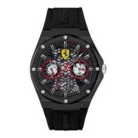 ราคา Fer SF0830870 หน้าปัดดำขนาด 44 mm สายซิลิโคนแดง QUARTZ (19336144158)