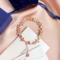 ราคา สวารอฟสกี้ ออสเตรียคริสตัลดอกพลัมสร้อยข้อมือเพชรใหม่ Bracelet female Swarovski elements Austrian crystal plum blossom new diamond encrusted bracelet for girlfriend gift (20576697354)