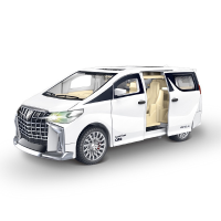 ราคา โมเดลรถ Toyota MPV ALPHARD ขนาด 1 24 มีแสง สี เสียง รถโมเดลเหล็ก โมเดลรถประดับโลหะ โมเดลรถ (21231427644)