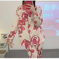ราคา พร้อมส่ง เสื้อผ้าชุดนอน ชุดนอนลายหมี Lotso แขนยาว ขายาว เนื้อผ้านุ่ม ใส่สบาย ผ้าไหมนมหนา ผ้าดีมากกกกก ได้ไปถูกใจแน่นอนคะ อก 42 เอวยืดได้ 38 (18921300174)