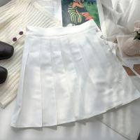 ราคา เติมของแล้ว พร้อมส่ง XS XXL เอวถึง 32 กระโปรงเทนนิสทรงปกติแถบริบบิ้นด้านข้าง ผ้าโพลีเอสเตอร์ มีซับใน สไตล์เกาหลี (17843110990)