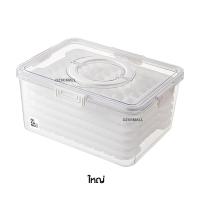 ราคา NIKANO Ice Tray กล่องทำน้ำแข็ง แม่พิมพ์ ถาด บล็อก ทำพุดดิ้ง ที่ทำน้ำแข็ง กล่องฝาปิด ทรงเหลี่ยม พิมพ์วุ้น แม่แบบพิมพ์ พิมพ์น้ำแข็ง 1ชิ้น (19927347003)