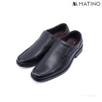 ราคา MATINO SHOES รองเท้าชายคัทชูหนังแท้ รุ่น MC B 1162 BLACK (19095979881)