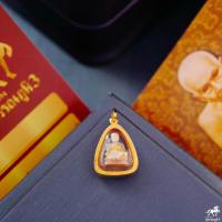 ราคา จี้หลวงปู่ทวด ลอยองค์จิ๋ว ทอง ทองแท้ 90 อัดกันน้ำ ถูกที่สุด ส่งฟรี มีใบรับประกันจากร้าน 511 0174 (4535878338)