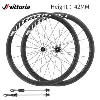 ราคา Vittoria ล้อจักรยานคาร์บอนขนาด3 42ชุดเบรค6 Pawl 4ขอบล้อล้อไฟเบอร์คาร์บอนจักรยานเสือหมอบ (20432239615)