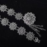 ราคา March jewelry เข็มขัดเงินโบราณผู้หญิงดูดีเครื่องประดับชาติพันธุ์ไทยโบราณเงินรมดำเข็มขัดเงินใส่กับชุด (17113692584)