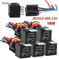 ราคา พร้อมปลั๊ก รีเลย์ 12vและ24v รีเลย์ 5 ขา รีเลย์ 4 ขา ทนกระแสสูง 40A relay 12v 24v relay 5 ขา 40Aพร้อมส่ง (17904430138)