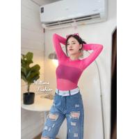 ราคา บอดี้สูท ซีทรูคอเต่าแขนยาว สีเข้าเพิ่ม (19601886832)