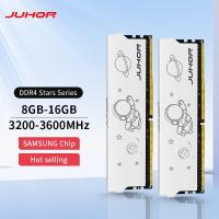 ราคา Juhor DDR4 8GBX2 16GBX2 8GB 16GB 3200MHz 3600MHz ใหม่ DIMM XMP2 0เดสก์ท็อปเล่นเกมซัมซุง (21171059067)
