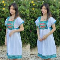 ราคา ชุดดอย ชุดเดรสผ้าฝ้าย ชุดชาวเขา พร้อมส่ง มีเรทราคาส่งถูกๆ (19950508417)