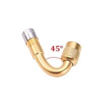 ราคา ZOATAAL รถจักรยานยนต์ ทองเหลือง เครื่องมือรถยนต์ รถจักรยานยนต์ 45 90 135 องศา หัวสูบลม อะแดปเตอร์ขยายวาล์วท่อยาง ก้านวาล์วเงินเฟ้อ อะแดปเตอร์วาล์วงอ ท่อต่อ (19817573243)