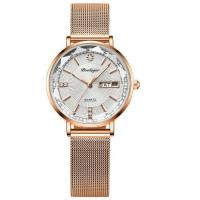 ราคา POEDAGAR Swiss Watch For Women Original Waterproof Luminous Automatic Design Ladies Watch With Dual Calendar Niche Light Luxury Temperament Fashion (15251535893)