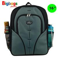 ราคา BigBagsThailand กระเป๋าเป้สะพายหลัง Romar Polo กระเป๋าเป้สำหรับเด็ก กระเป๋าเป้นักเรียน 16 นิ้ว รุ่น R7181B Black (9571089113)