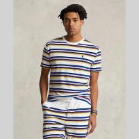 ราคา Sale Polo Ralph Lauren เสื้อยืดผู้ชาย Tee Classic Fit Striped Terry T Shirt รุ่น MNPOTSH1N821910 สีขาว (20809142878)