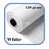 ราคา แผ่นใยสังเคราะห์ ใยสังเคราะห์อัดแผ่น non woven geotextile สีขาว 10 15ม ขนาด 120 กรัม สำหรับปูสนามหญ้า ทำบ่อ แยกชั้นดิน (16388981056)