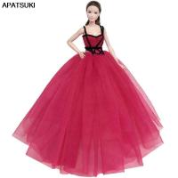 ราคา ชุดตุ๊กตาเสื้อผ้าสำหรับตุ๊กตาบาร์บี้แฟชั่นชั้นสูงสีดำสีแดงชุดชุดราตรีสำหรับงานเลี้ยงชุดเสื้อผ้า1 6ชุดตุ๊กตา (19882778108)