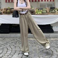 ราคา ขากระบอก กางเกงขากระบอก ใส่เเล้วขาเรียว ทรงเบสิคแมตช์ง่ายชิลๆ เเบบวินเทจ 16148 (20335530543)