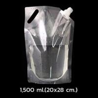 ราคา แพ็ค 50 ใบ ถุงบรรจุของเหลว P661 จุกมุม ติดฝาเกลียว เนื้อใส แบบก้นตั้ง PackingDD ถุงน้ำ ถุงใส่น้ำ ถุงพลาสติก ถุงกาแฟ (7656623588)