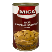 ราคา ไมก้า เห็ดแชมปิญองสไลด์ในน้ำเกลือ 400 กรัม Champignon Mushroom Sliced in Brine 400g Mica brand (20575922438)