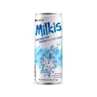 ราคา Lotte Milkis เครื่องดื่มโซดานมและโซดากลิ่นสตรอเบอร์รี่ (20845204001)