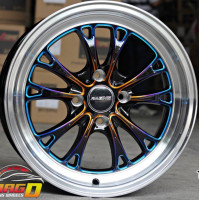 ราคา 4วง ล้อแม็กขอบ 15 ล้อแม๊กสำหรับรถเก๋งเล็กทั่วไป สีพิเศษ ไทเทเนี่ยม กว้าง 7 นิ้ว ออฟ 35 ส่งฟรี (21241916554)