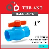 ราคา บอลวาล์วพีวีซี THE ANT สีน้ำเงิน ประตูน้ำ วาล์วน้ำ Ball Valve PVC (12423047043)