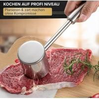 ราคา EDEKA ค้อนทุบหมู ค้อนทุบเนื้อ สแตนเลส 304 ที่ทุบเนื้อ ค้อนตีเนื้อนุ่ม ที่ทุบเนื้อทำสเต็ก สำหรับเนื้อทุกชนิด (20472258825)