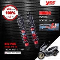 ราคา YSS โช๊คแก๊ส DTG PLUS โฉมใหม่ ใช้อัพเกรดสำหรับ Honda PCX150 14 17 PCX 125 10 16 TB220 315T 07 โช้คอัพแก๊สกระบอก 2 ชั้น มี 5 สี ให้เลือก (20470305321)