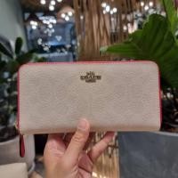 ราคา COACH 814 ACCORDION ZIP WALLET IN BLOCKED SIGNATURE CANVAS outlet ถ่ายจากสินค้าจริง (15213759128)