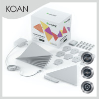 ราคา Nanoleaf ชุดไฟตกแต่งอัจฉริยะ Shapes Triangles Smarter Kit 9 Panels (9232417821)