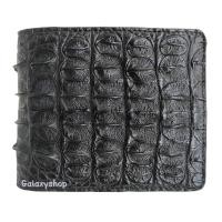ราคา กระเป๋าสตางค์หนังจระเข้แท้ ผู้ชาย สไตล์ 2 พับสั้น กระเป๋า US หนังจระเข้ส่วนหาง ดูหรูหรา บางเบา หนังแท้ 100 ควรค่าแก่การครอบครอง (7710032134)