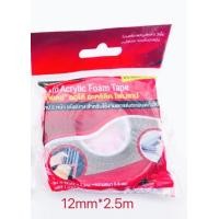 ราคา กาว2หน้า สก๊อตซ์เทปโฟมอะคริลิค 12MM x 10M 3m (13923094662)