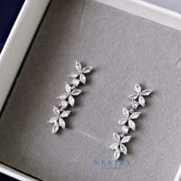 ราคา Neriza Jewelry ต่างหูระย้าเพชรประกบเพชรสังเคราะห์ ประกายเทียบเท่าเพชรแท้ NE161 ต่างหูเพชรประกบ ต่างหูเพชร ต่างหูระย้า ต่างหูออกงาน (18934922770)