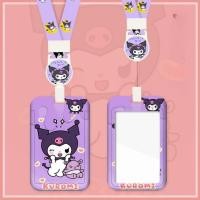 ราคา Sanrio Card Holder with Retractable Lanyard Cute Waterproof Acrylic Card Case ID Card School Card Bus Card Holder Photo Storage (20612222761)