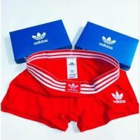 ราคา chenshanxiu Adidas กางเกงบ็อกเซอร์ ผ้าฝ้ายแท้ ปักลาย สําหรับผู้ชาย (19839385226)