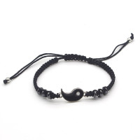 ราคา แหวนกำไลคู่หยินหยางไทชิจี้โลหะผสมสร้อยคอถักเปียปรับได้จับคู่สร้อยข้อมือต่างหูสร้อยคอคู่รัก (19318351755)