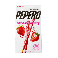 ราคา Lotte Pepero Strawberry ป๊อกกี้เกาหลี กล่องเล็ก น้ำหนัก 32 กรัม BBF 13 2 24 (20661885623)