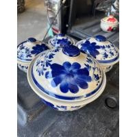 ราคา ชามฝาปิด ถ้วยฝาปิดเซรามิค ถ้วยพร้อมฝาปิด ชามฝาปิดตราไก่ ชุดถ้วยเซรามิค ฝาปิด4ขนาด ชามลำปาง (21213899909)